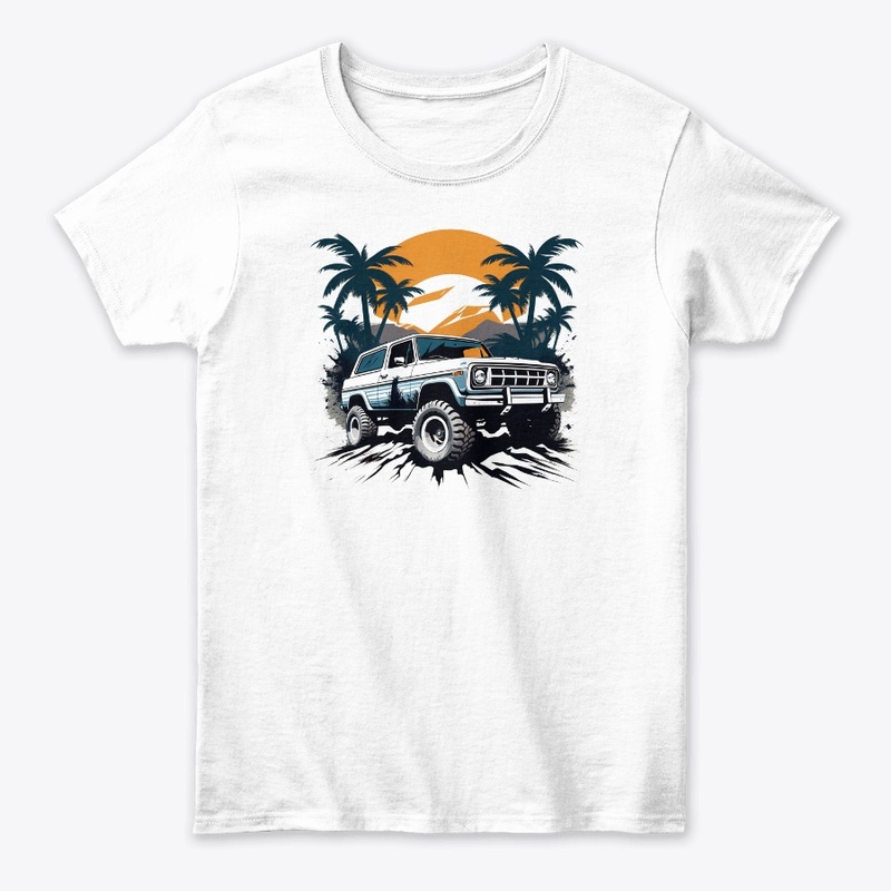 Road Car Graphic T-shirt