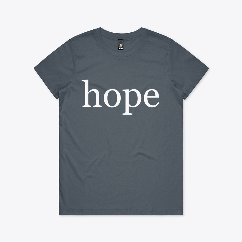 Hope in White Lettering