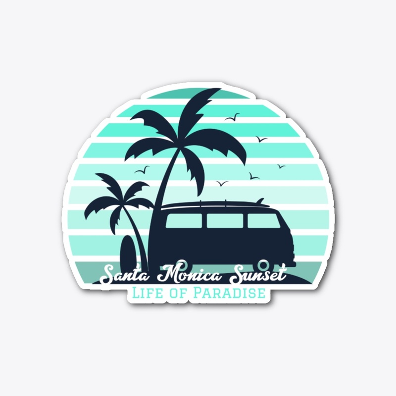 Santa Monica Sunset: Life of Paradise