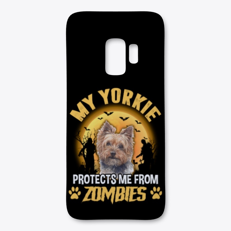 Halloween Yorkie Lover Gift Protect Me