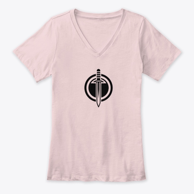 Women's V-neck - Warrior (big)