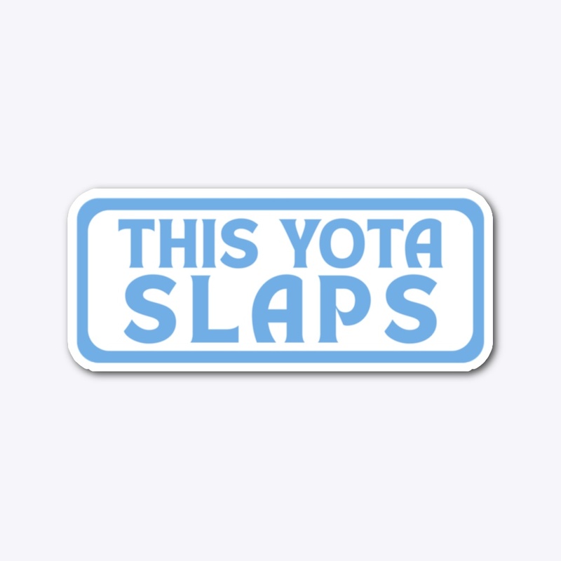Yota Slaps Sticker