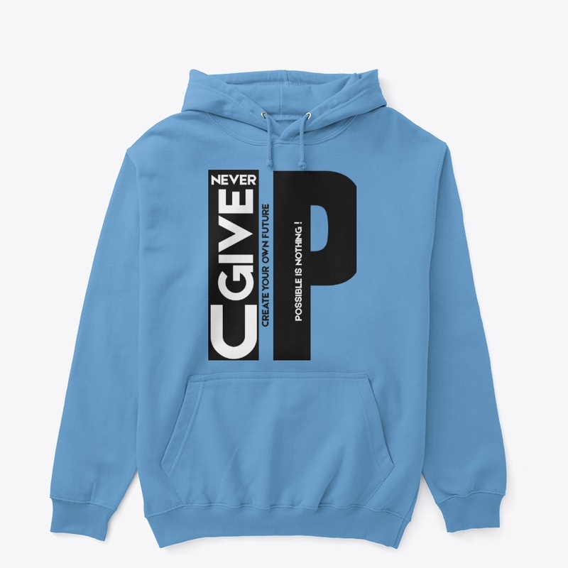 Never Give Up Motivational T-Shirt