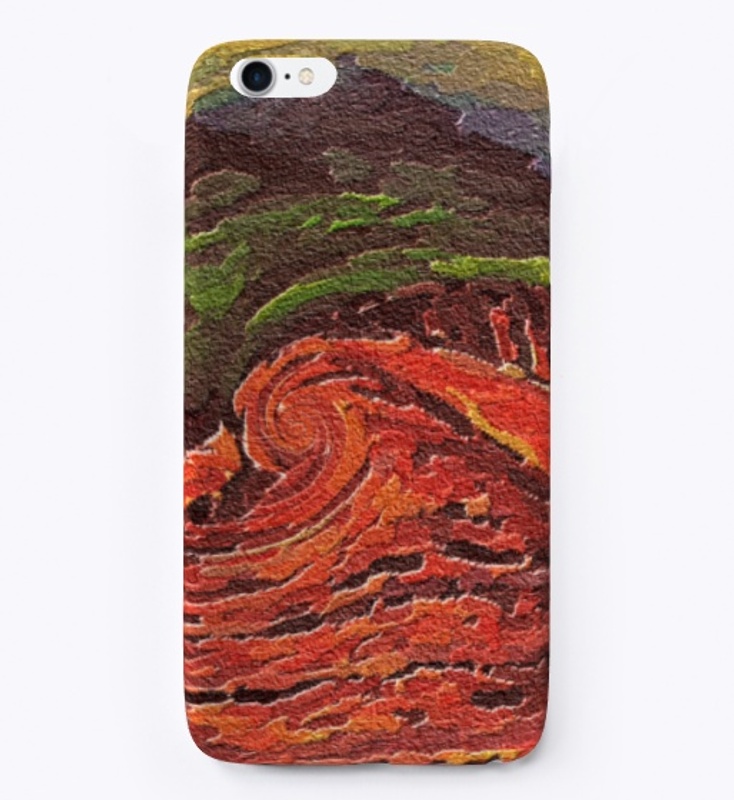 Abstract Landscape Design Warming Colors