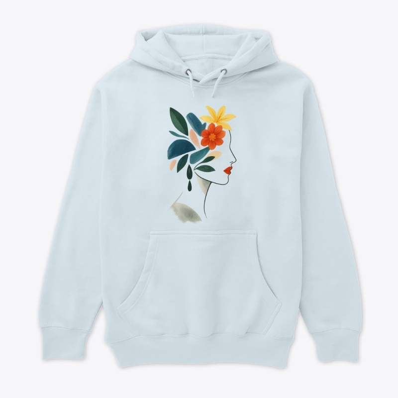 Blooming Silhouette – Art Collage