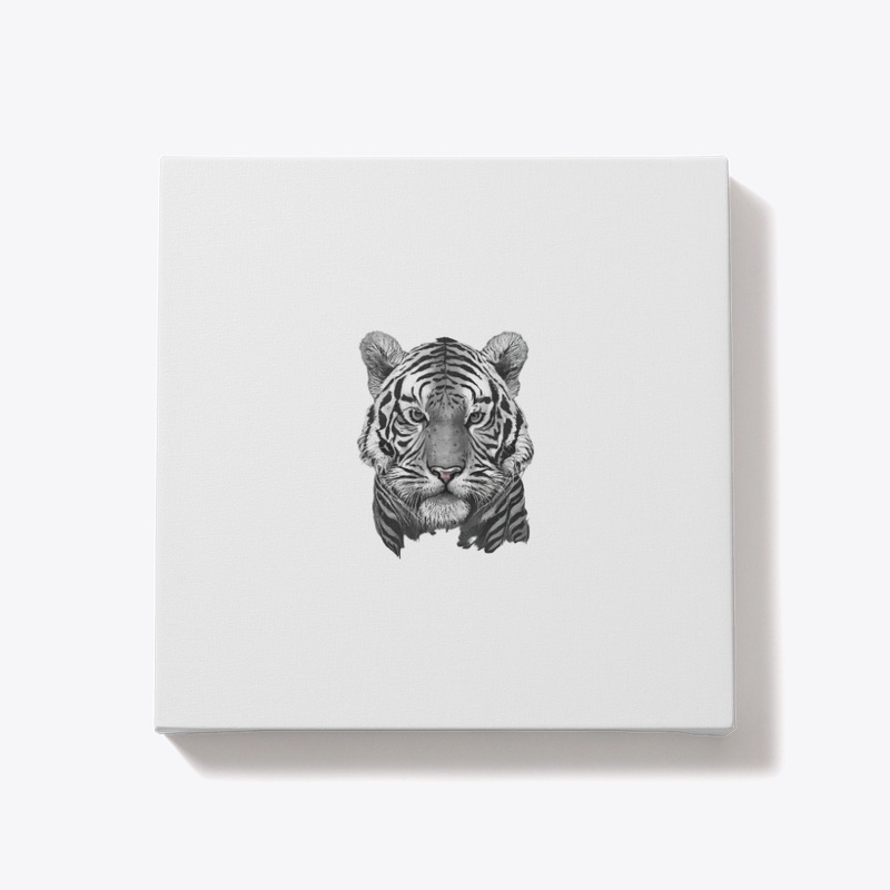 black and white tiger