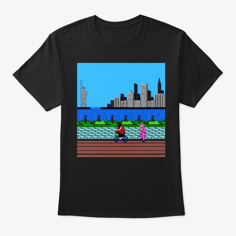 Roadwork Punch Out Black T-Shirt Front