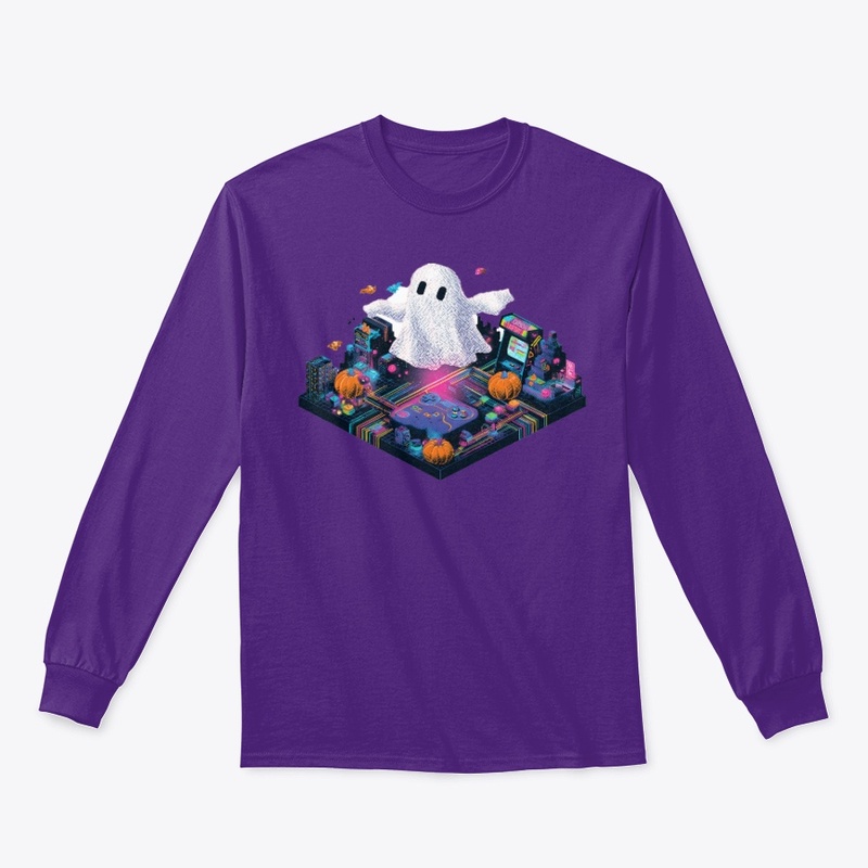 Halloween Gamer Ghost Art
