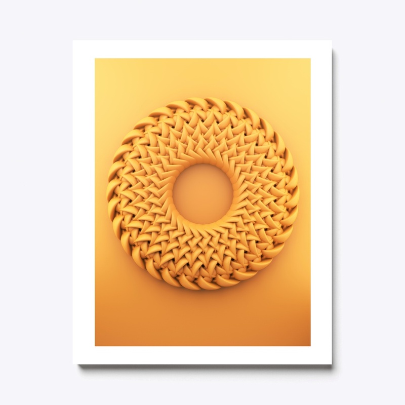new round design and art