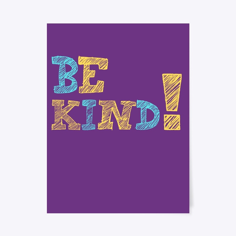 Be kind Kids clothes and wall art 