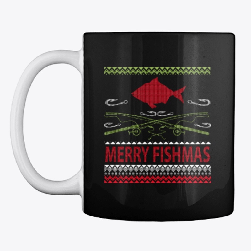 Ugly FISHING Christmas Bass Fish Apparel