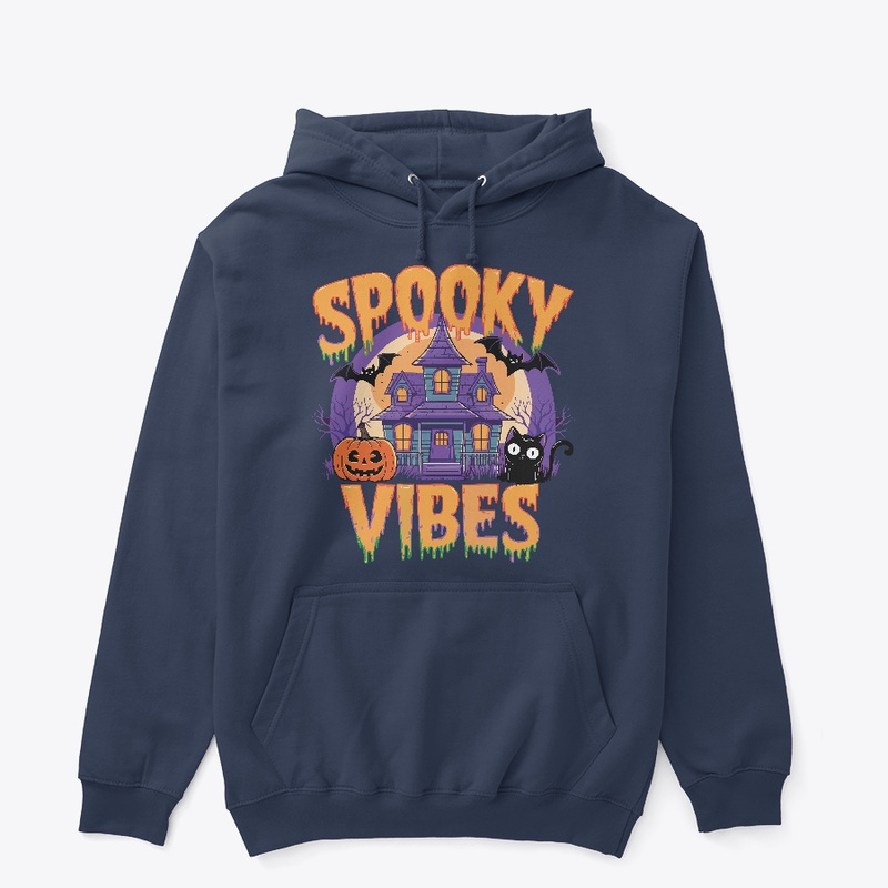 "Spooky Vibes” Halloween Hoodie design 