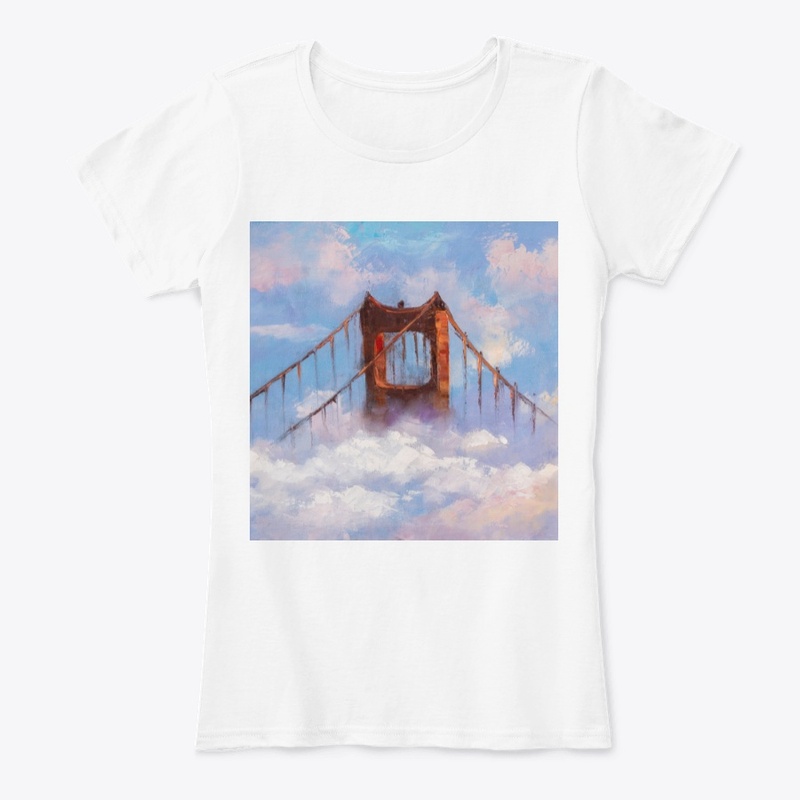 SF Golden Gate Bridge in Fog Fine Art