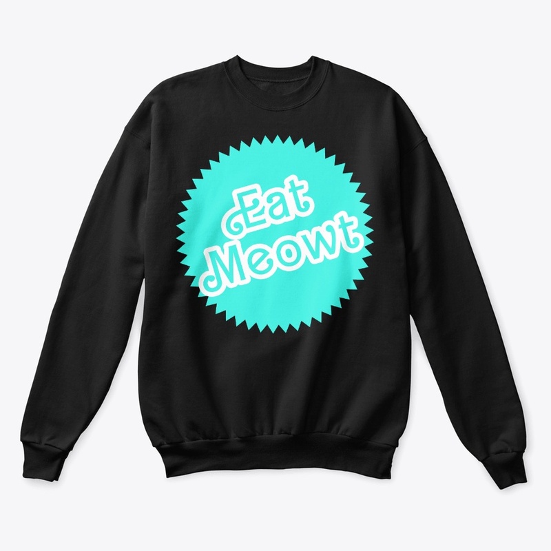 "Eat Meowt" Dolly Teal
