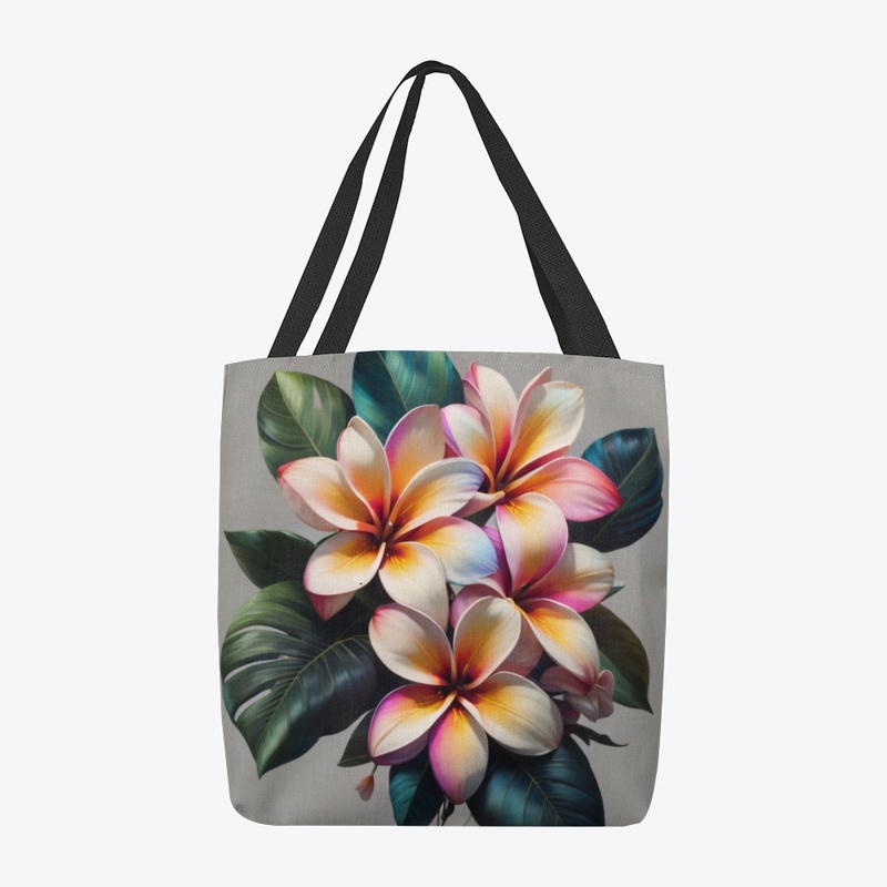 Plumeria (Vibrant Abstract)