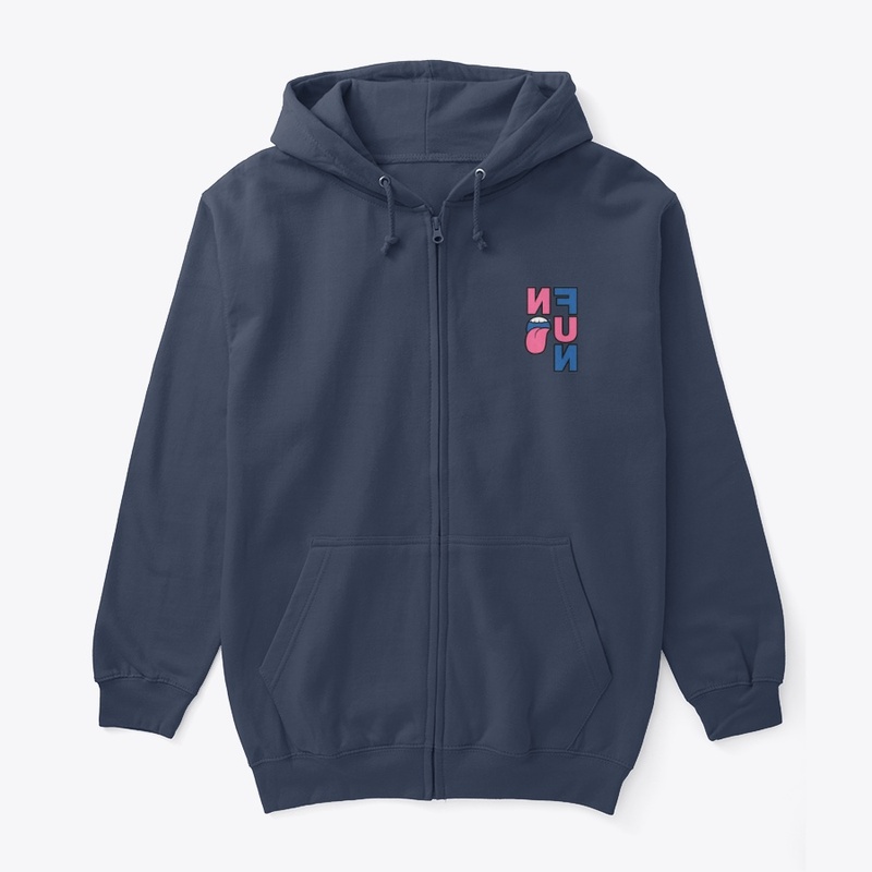 NO FUN Pinky Blue LOGO