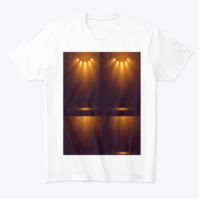 Golden magic light tishirt 