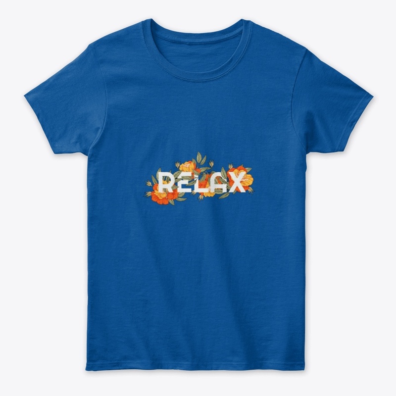 Relax Floral Graphic Long Sleeve Tee