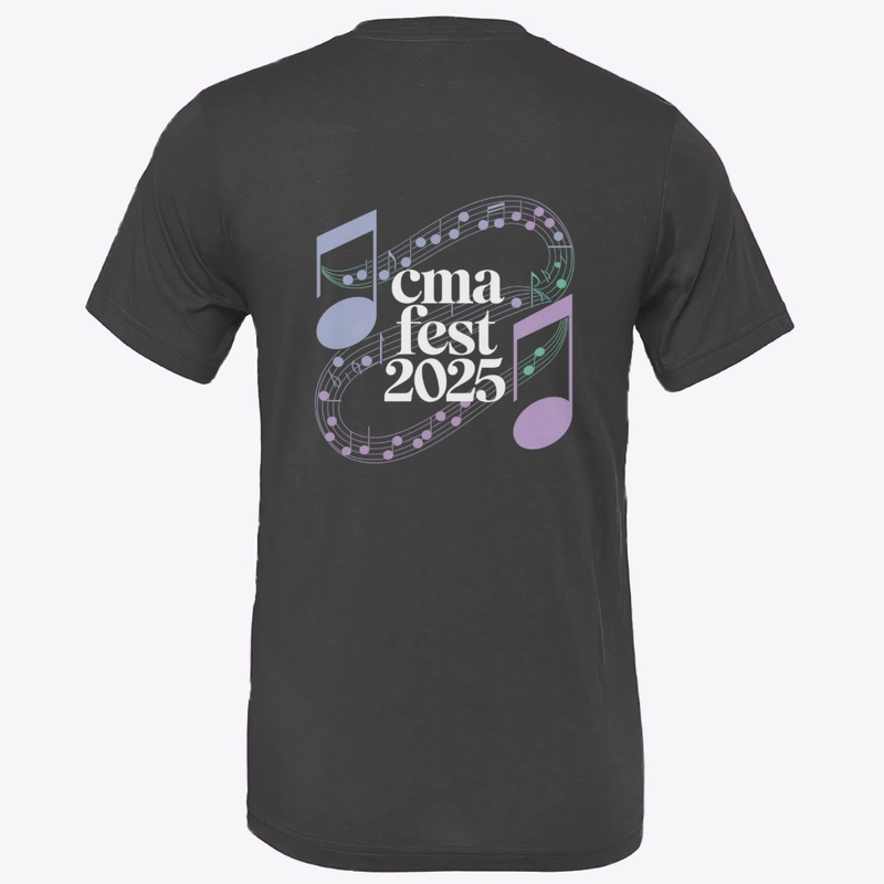 CMA Fest 2025 - Musical Notes Abstract D