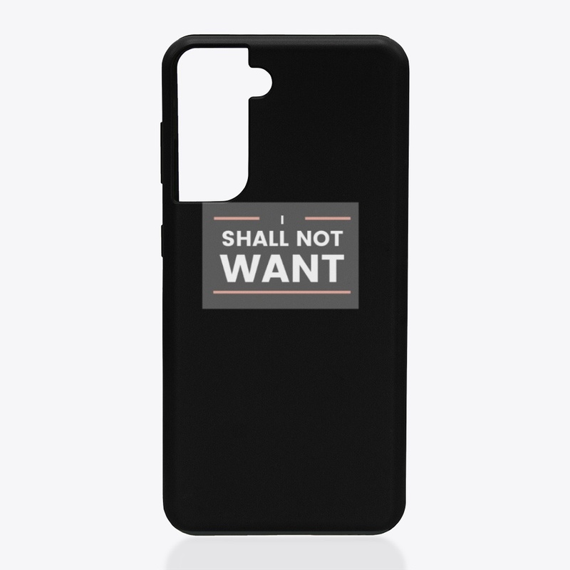 Shall not Want