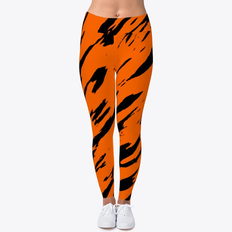 Bengal Tiger Orange with Black Stripes