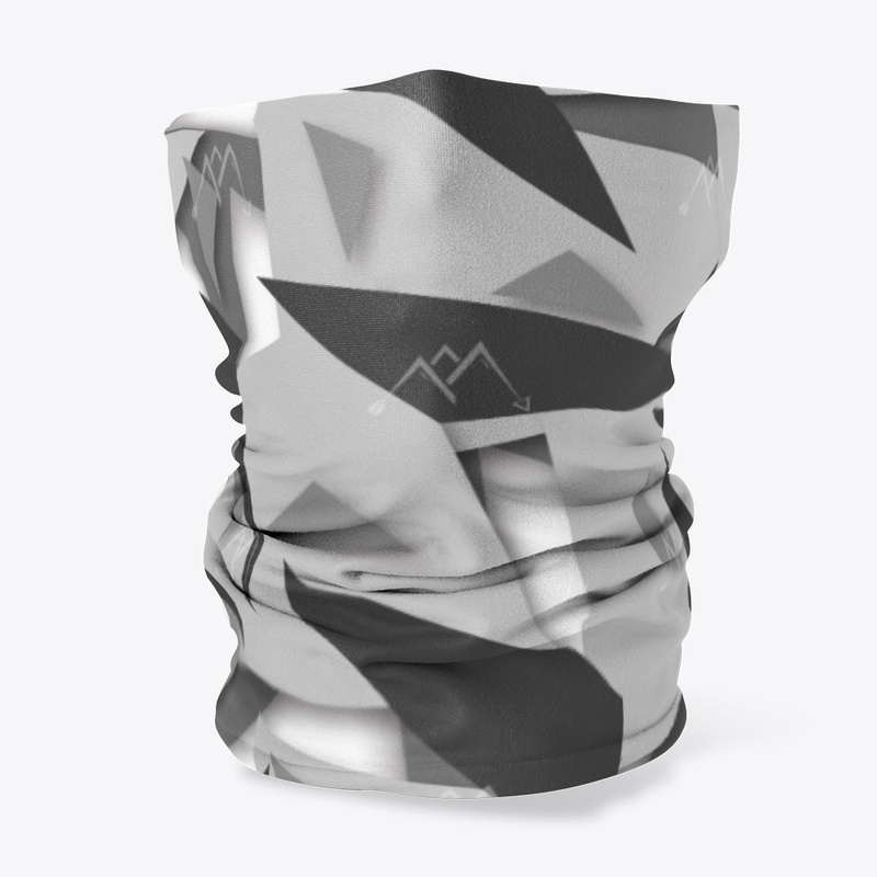 Triangle Snow Camo Neck Gaiter