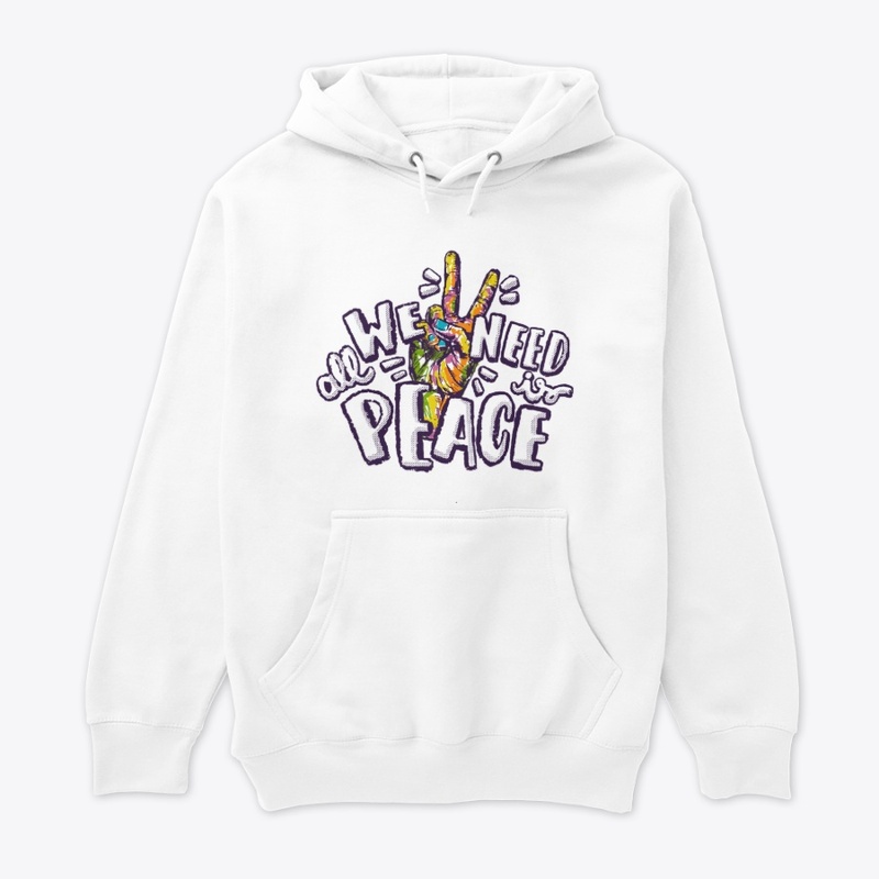 "Tie-Dye Peace Sign"