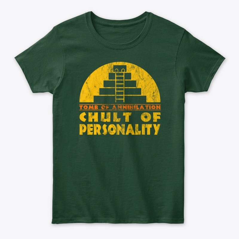 Chult of Personality Distressed Logo