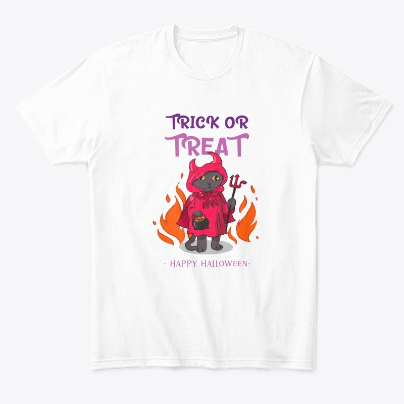 Trick or treat Kitty -  Halloween Design