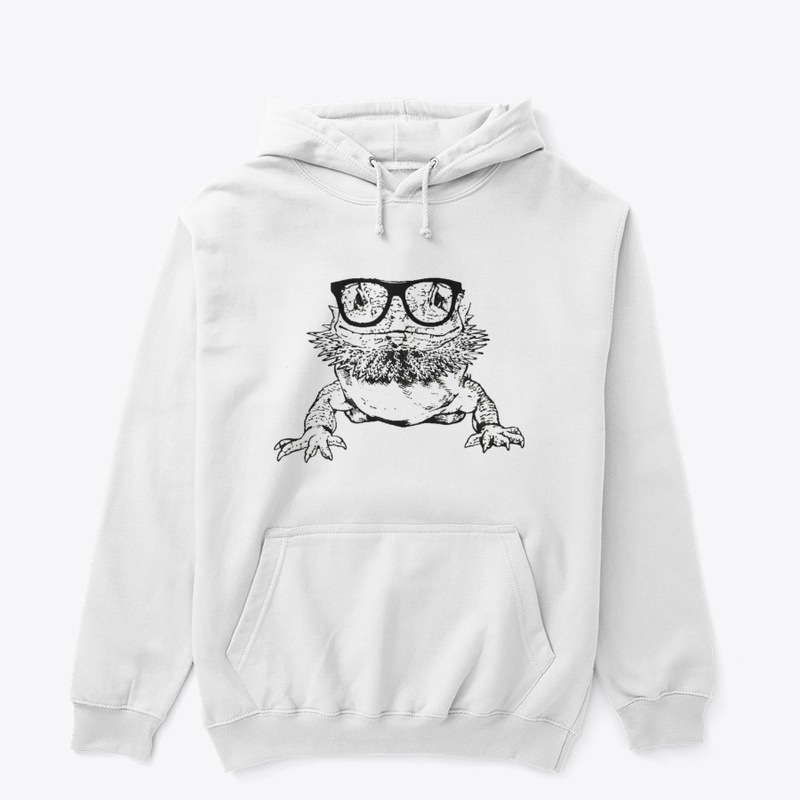 Bearded Dragon Nerdy Glasses Animal