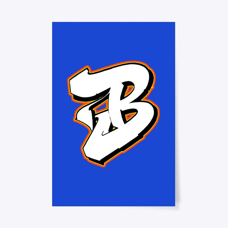 “B” URBAN GRAFFITI STREET DESIGN