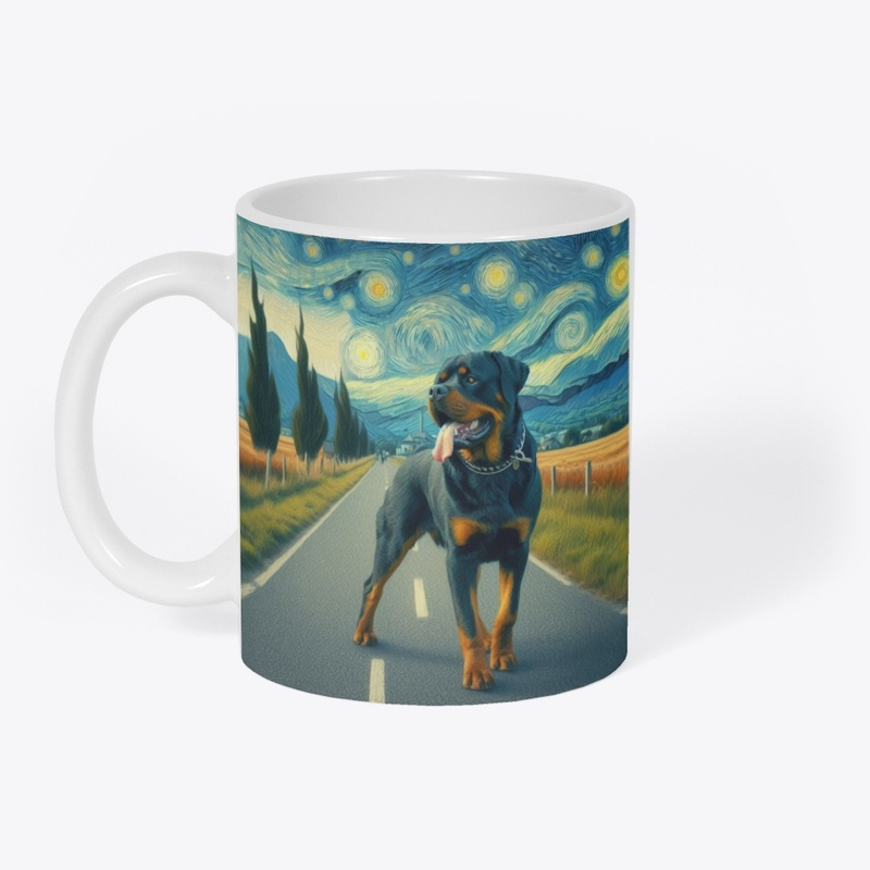 Rottweiler Starry Night 