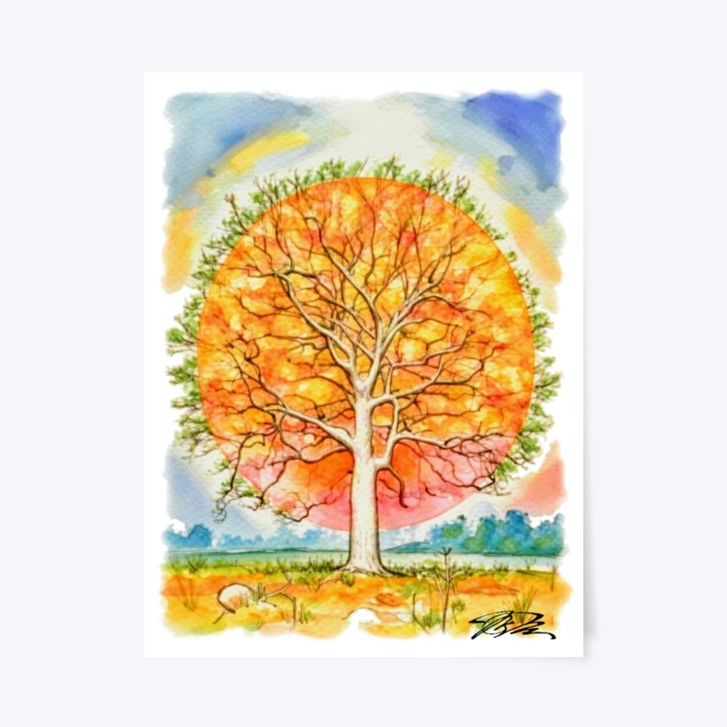Burning Tree 