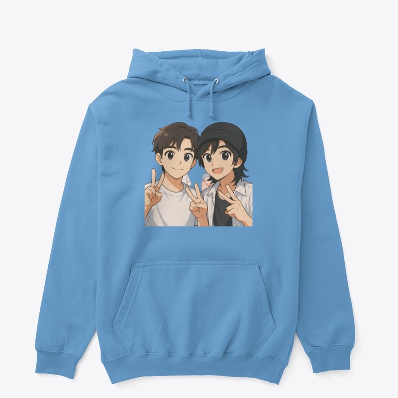 BJYX Anime Duo | Peace Sign Pose
