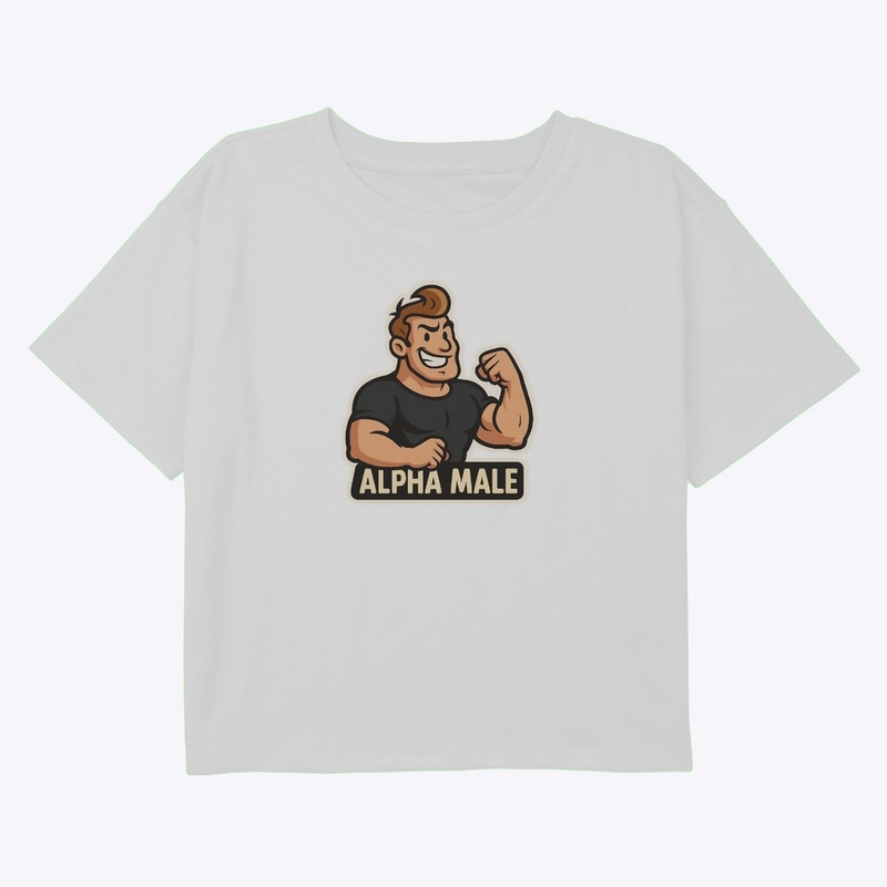 Alpha Male Wolf Power Sticker