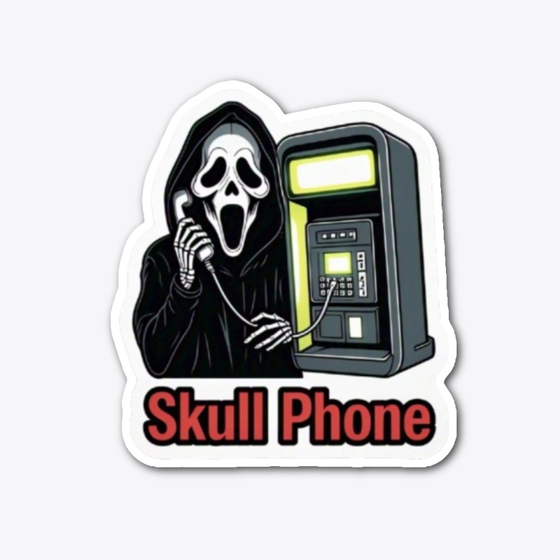 Skull Phone Skeleton (Scream Inspired) 