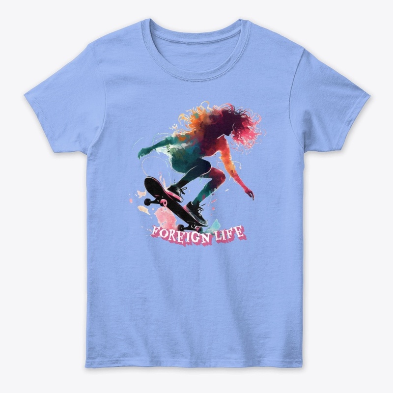 Foreign Life Skater Girl 1