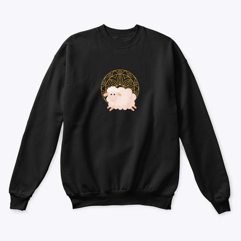 Cute Sheep Flower of life 