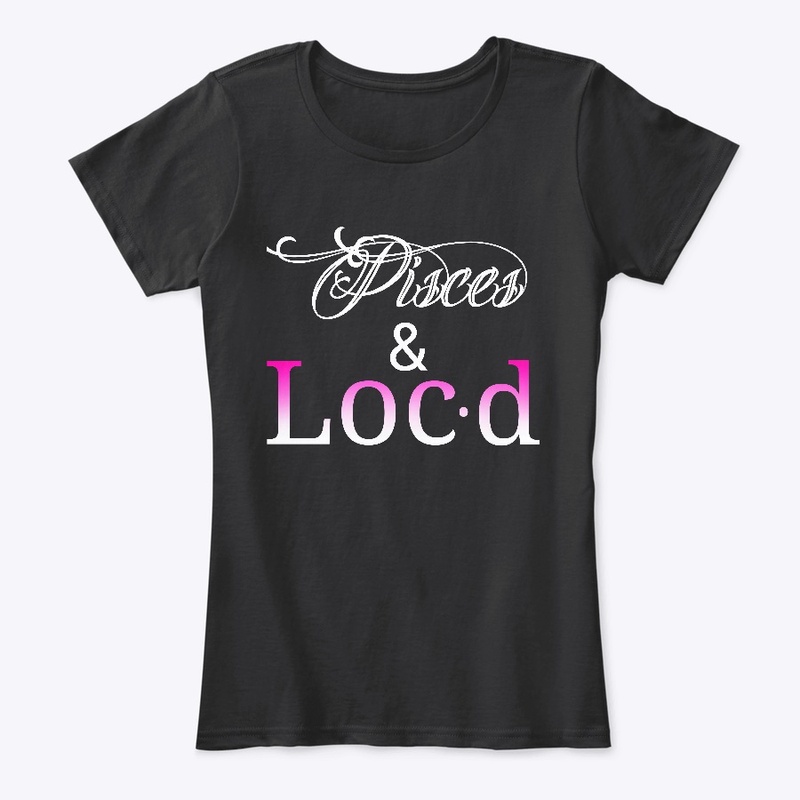 Pisces & loc'd zodiac tee shirt