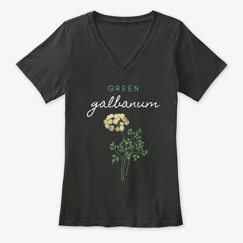 Green Galbanum Women's Tee (WhiteText)