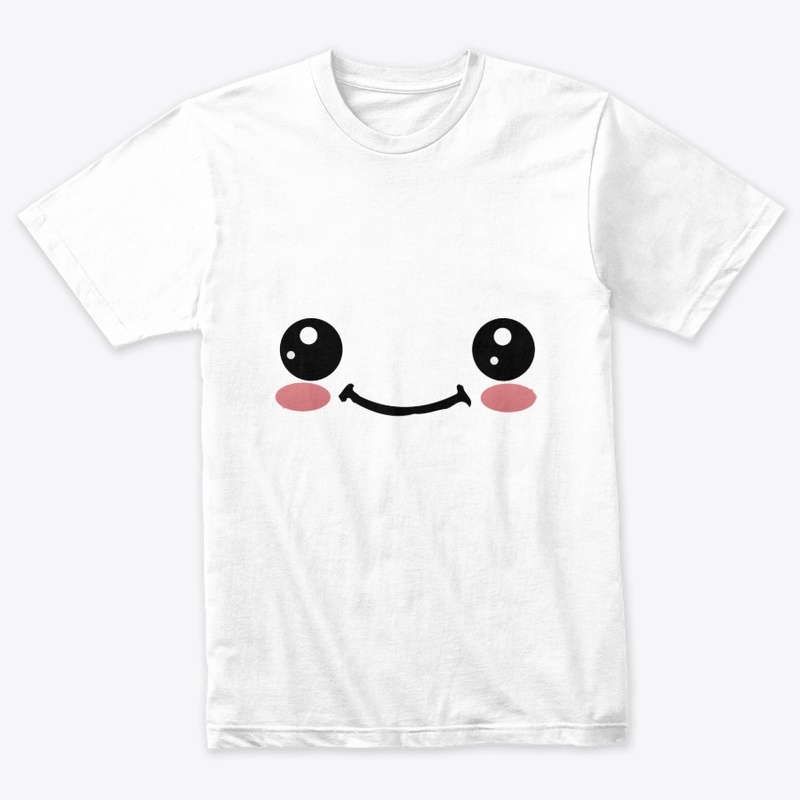 Kawaii japaneses anime faces: smile