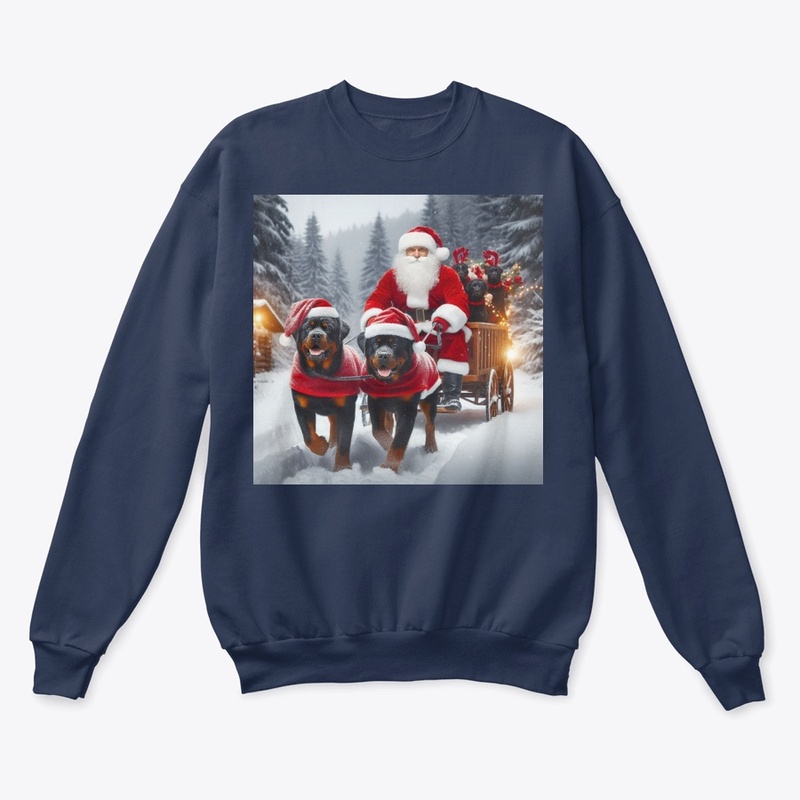 Rottweilers and Santa