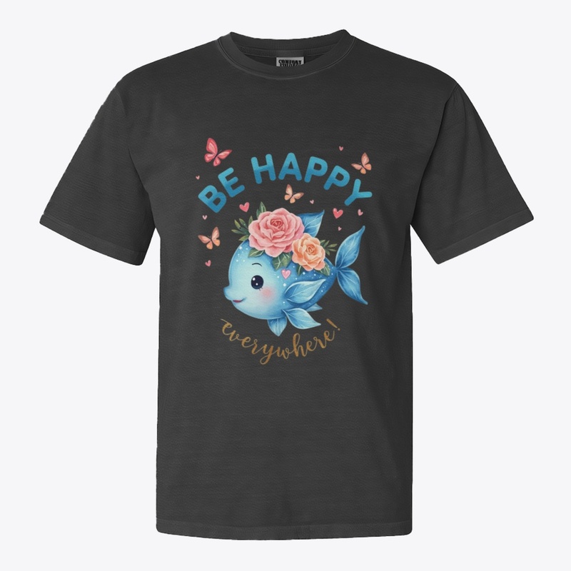 sea fish in blue and crystal