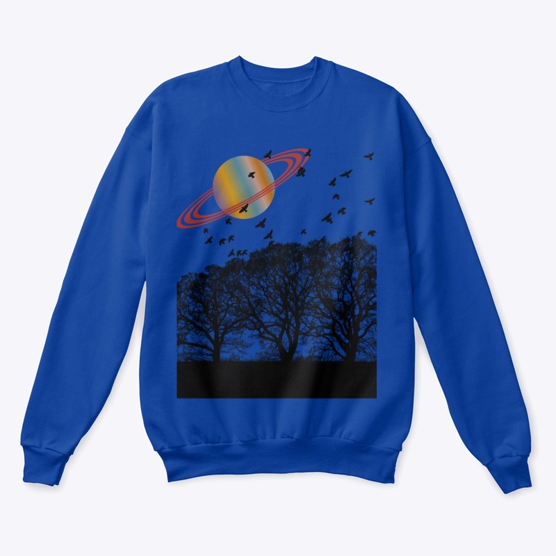 Saturn in the Night Sky