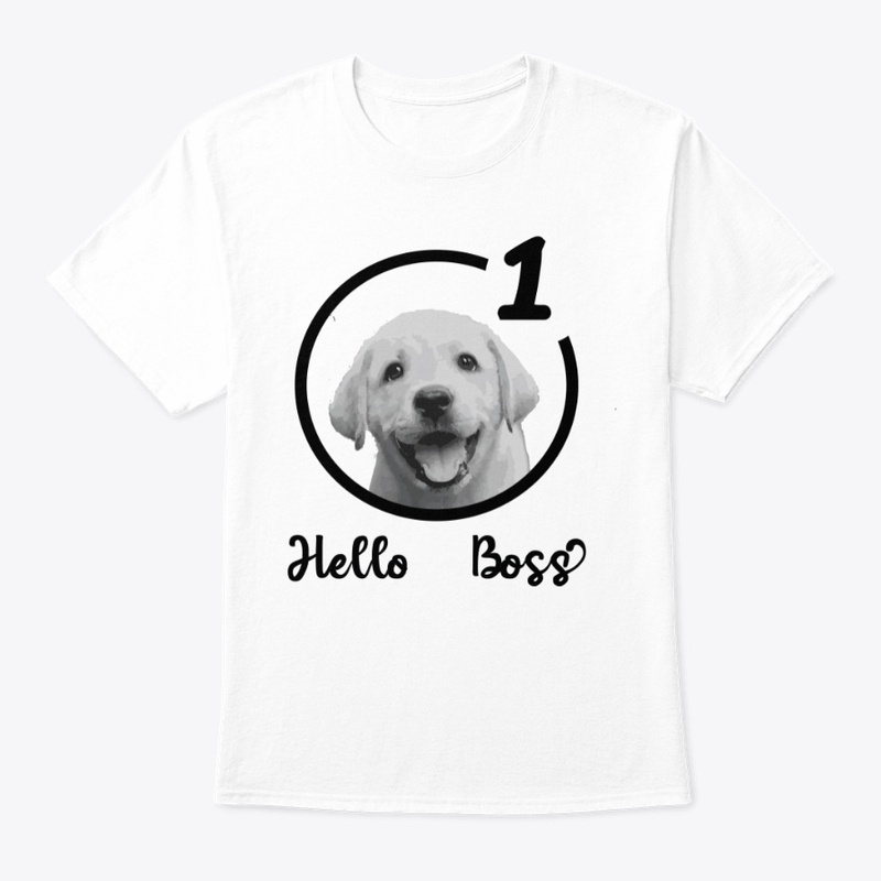 Hello boss dog say t-shirt 2021