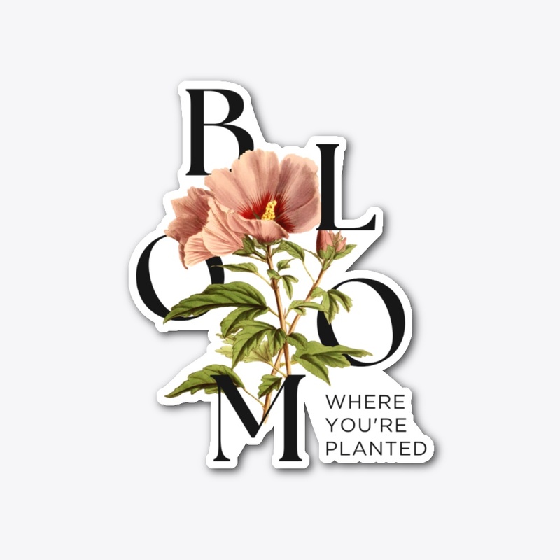 Bloom where you are planted