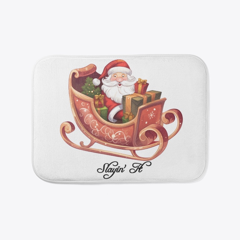 Slayin' It White Santa Design 1