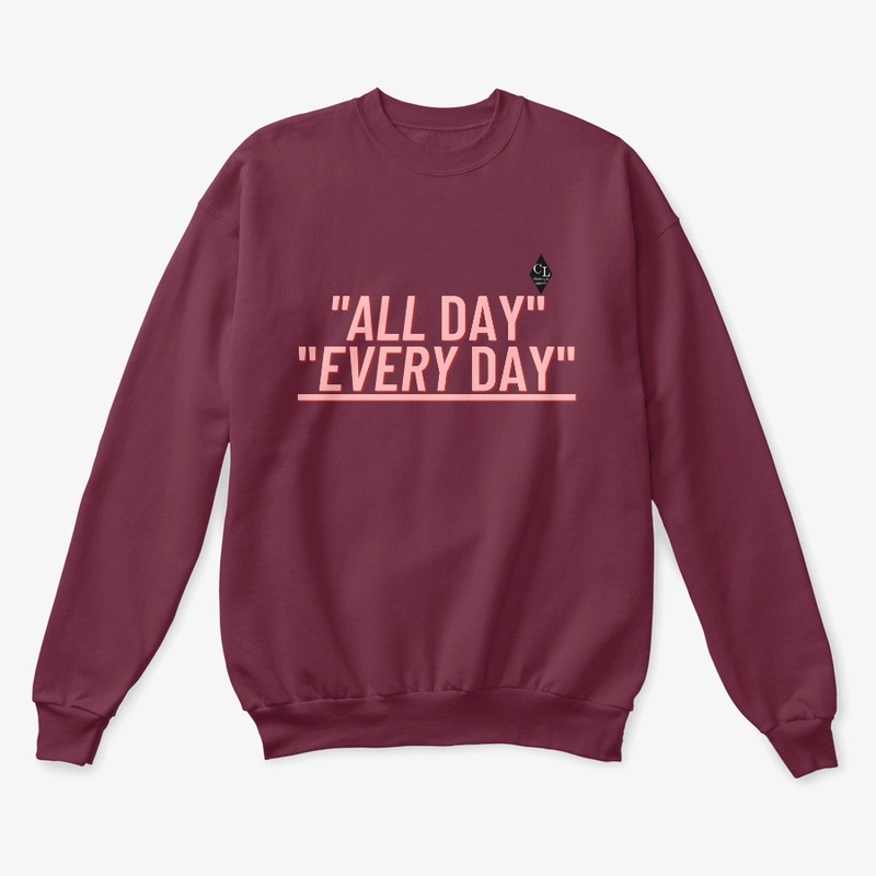 "all day everyday" clothing line