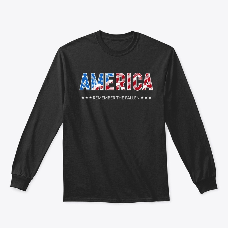Remember The Fallen - American USA Flag