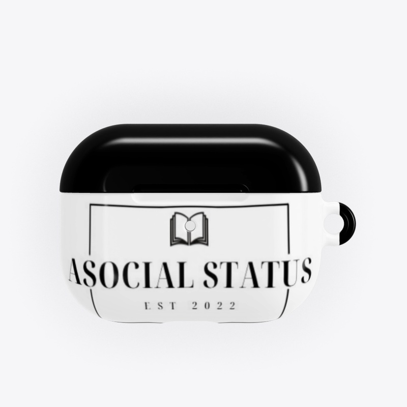 Asocial Status Apple Airpod Pro Case